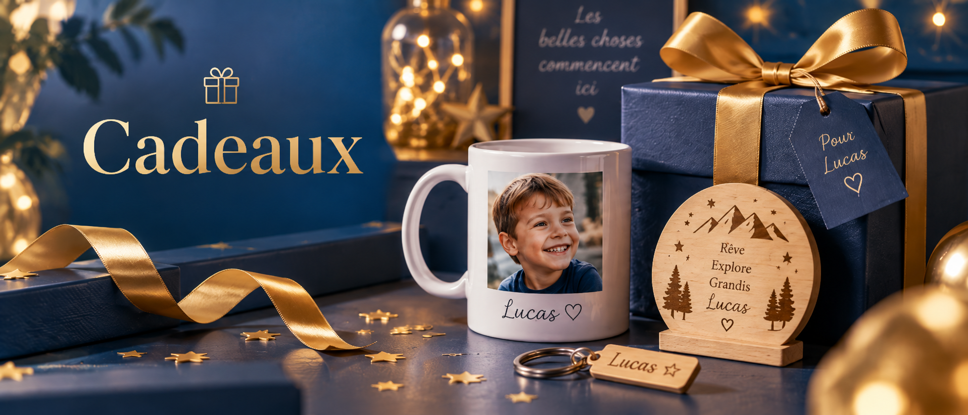 Idées cadeaux personnalisées CreaHome3D - Lucas